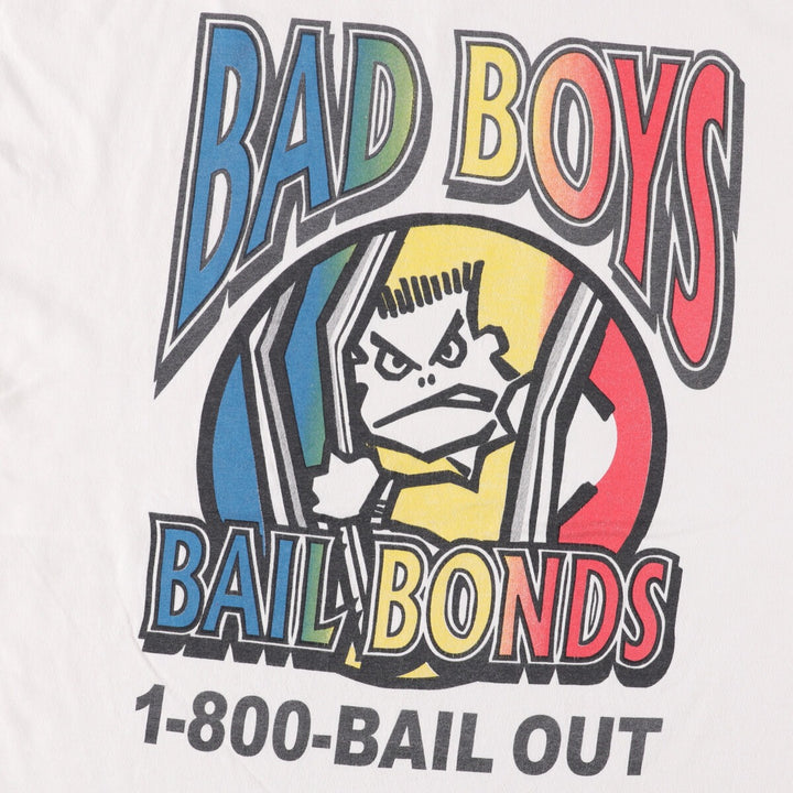 90s-00'S Hanes Printed T-Shirt Men's XL cotton white type Vintage Second Hand