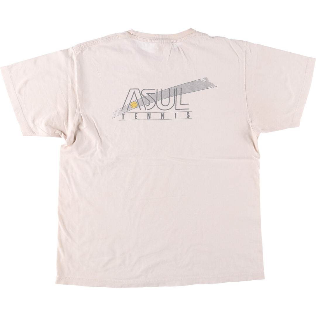 2000'S Nike Print T-shirt, Men's Size L cotton Beige type Vintage Second Hand