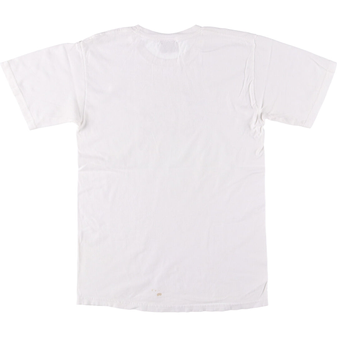 STUSSY surf skate T-shirt, size S for men cotton white type Vintage Second Hand