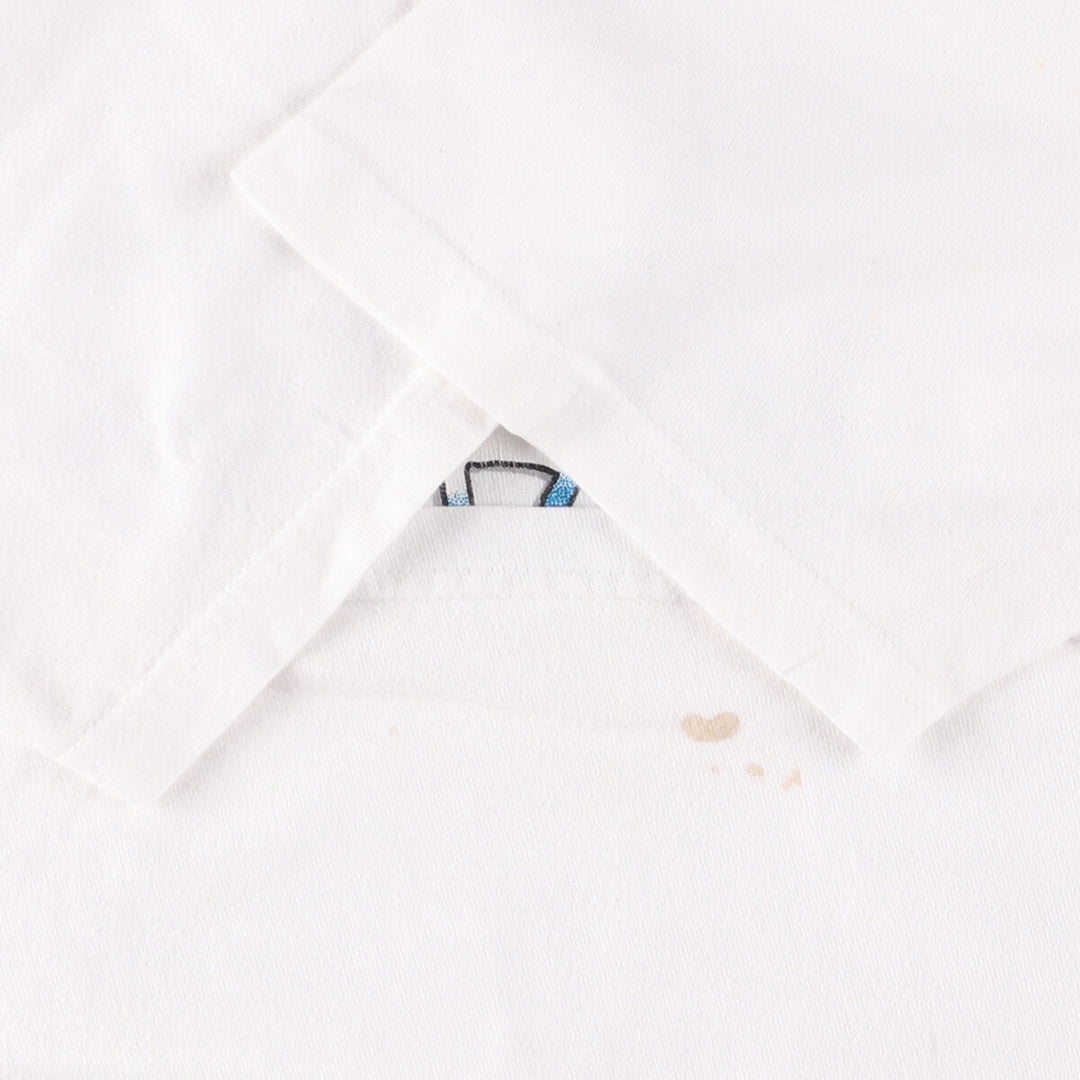 STUSSY surf skate T-shirt, size S for men cotton white type Vintage Second Hand