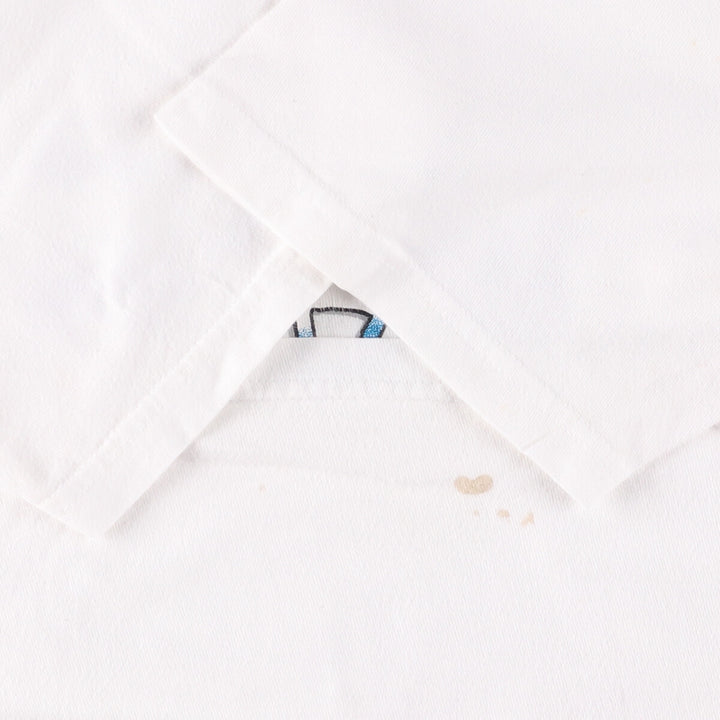 STUSSY surf skate T-shirt, size S for men cotton white type Vintage Second Hand