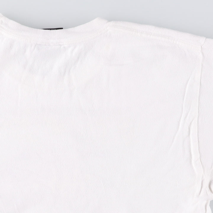 STUSSY surf skate T-shirt, size S for men cotton white type Vintage Second Hand