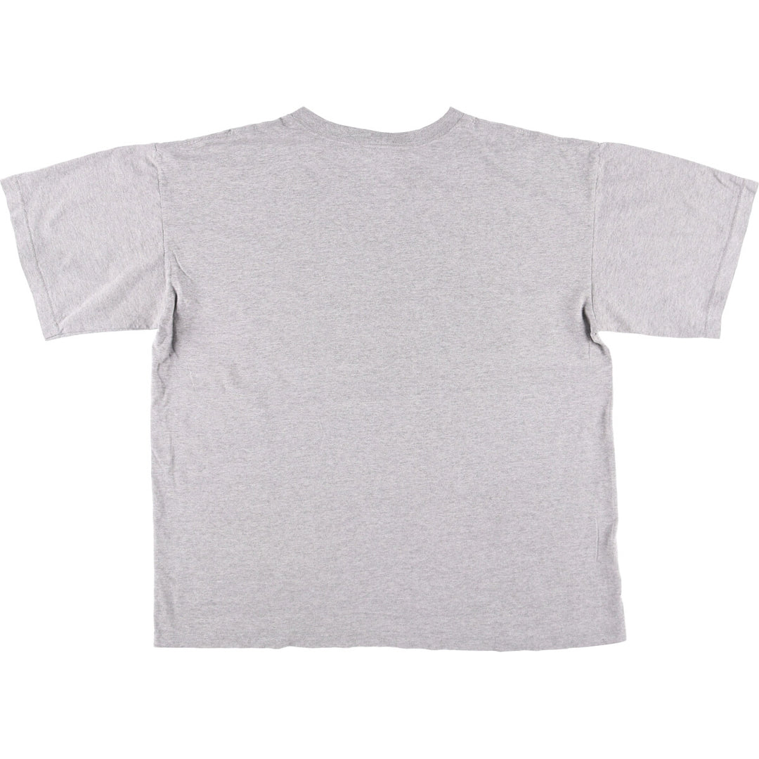 Vintage 90s-00'S Adidas logo T-shirt, Made in USA, Men's Size L cotton gray type Vintage Second Hand