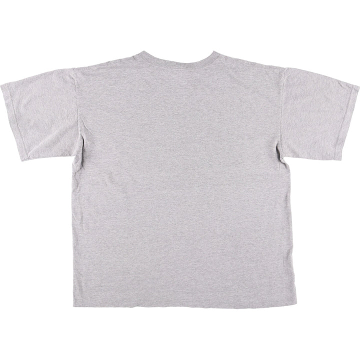 Vintage 90s-00'S Adidas logo T-shirt, Made in USA, Men's Size L cotton gray type Vintage Second Hand