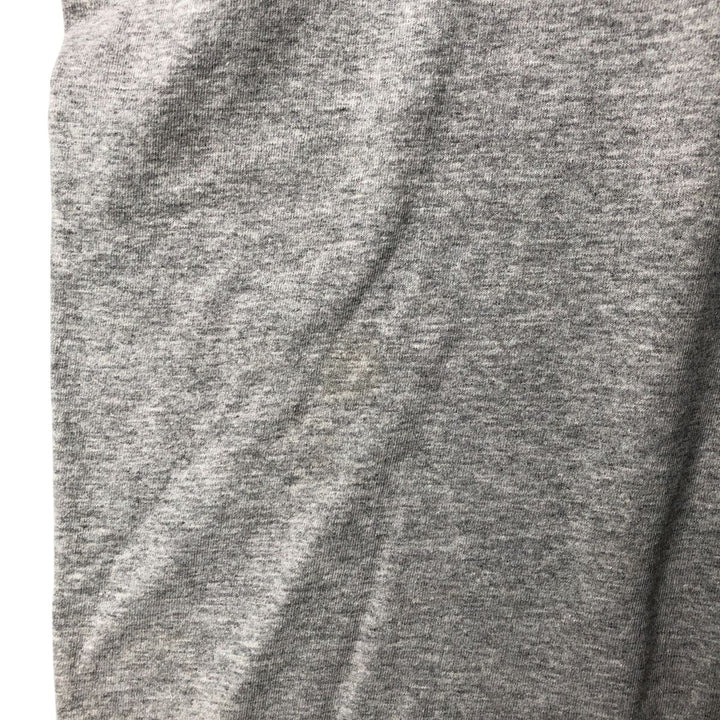 Adidas logo print T-shirt, men's size L cotton gray type Vintage Second Hand