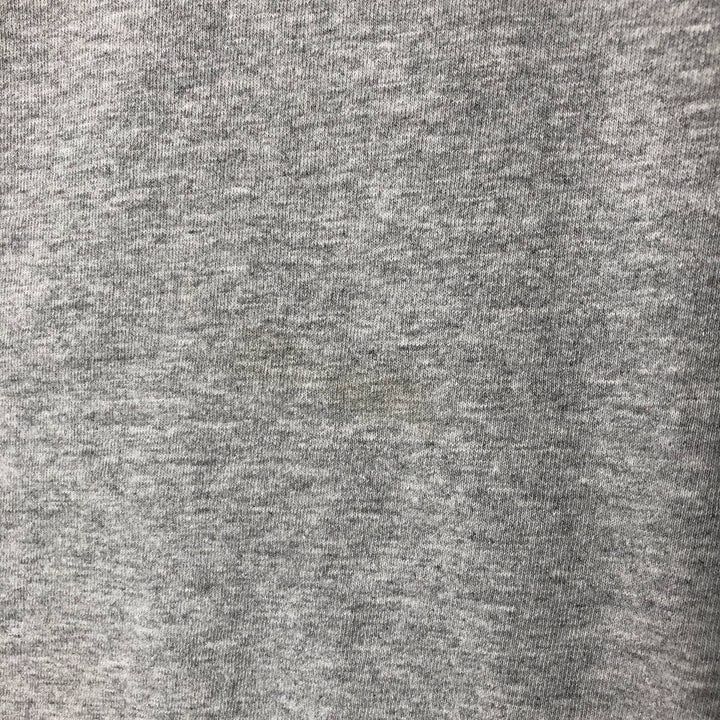 Adidas logo print T-shirt, men's size L cotton gray type Vintage Second Hand