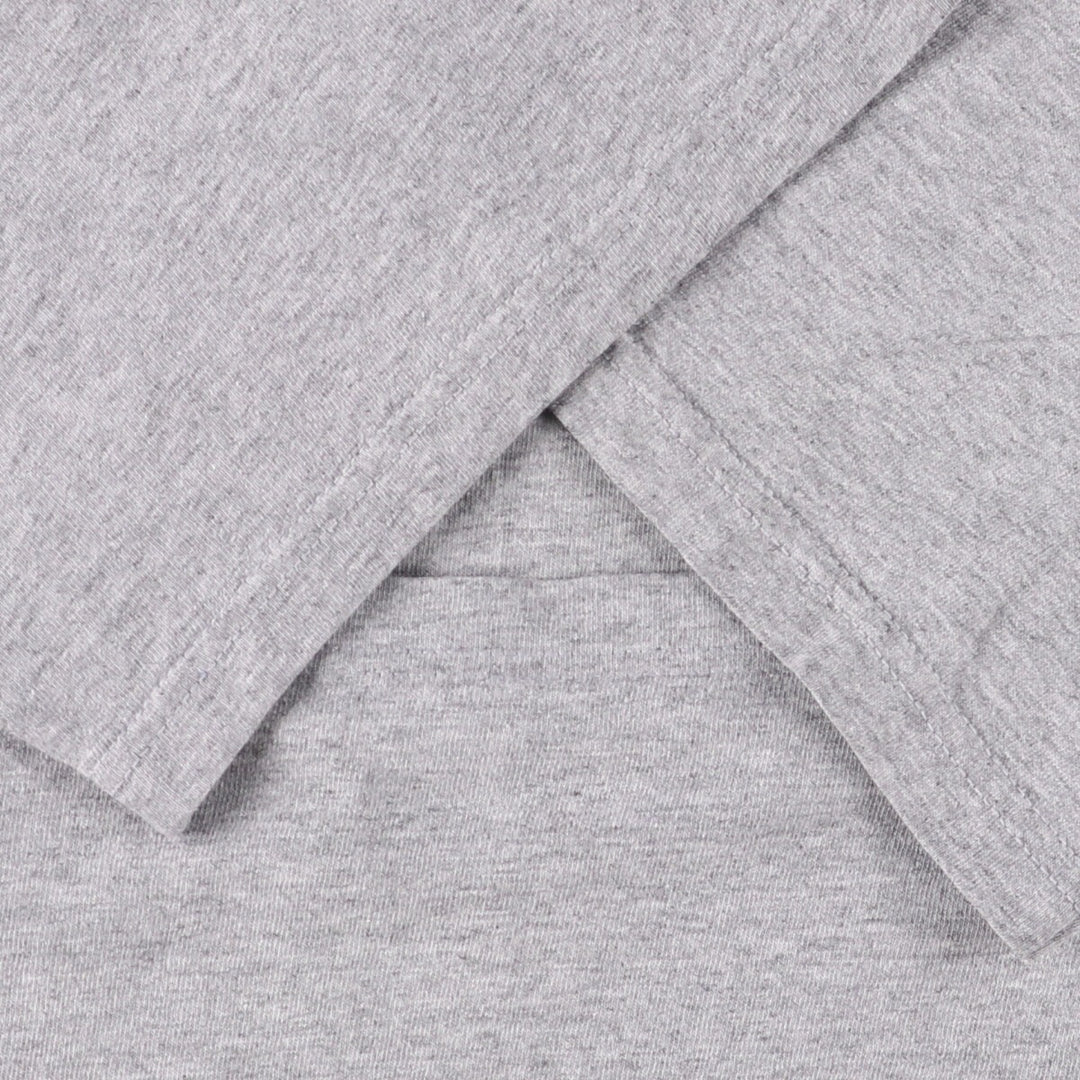 Adidas logo T-shirt, men's size L cotton gray type Vintage Second Hand