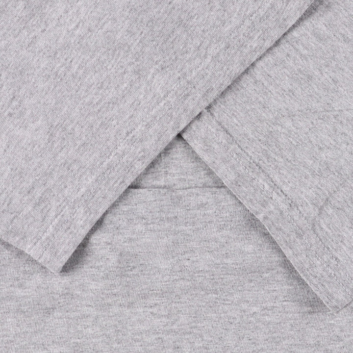 Adidas logo T-shirt, men's size L cotton gray type Vintage Second Hand