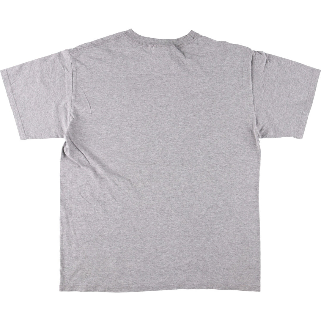 Adidas logo T-shirt, men's size M cotton gray type Vintage Second Hand