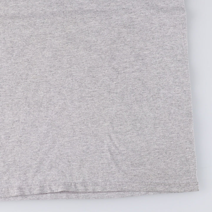 Adidas logo T-shirt, men's size M cotton gray type Vintage Second Hand
