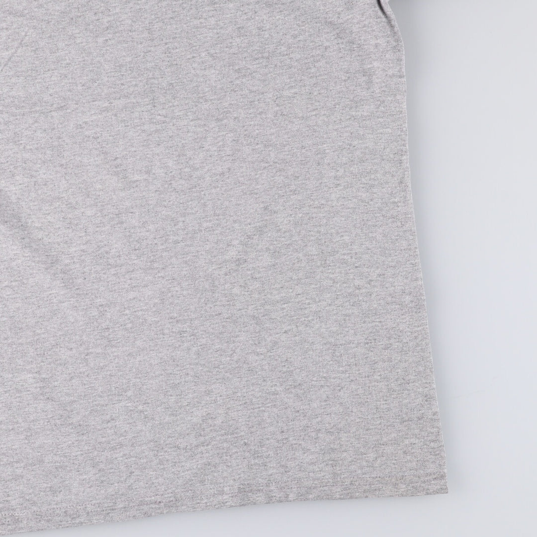 Adidas logo T-shirt, men's size M cotton gray type Vintage Second Hand