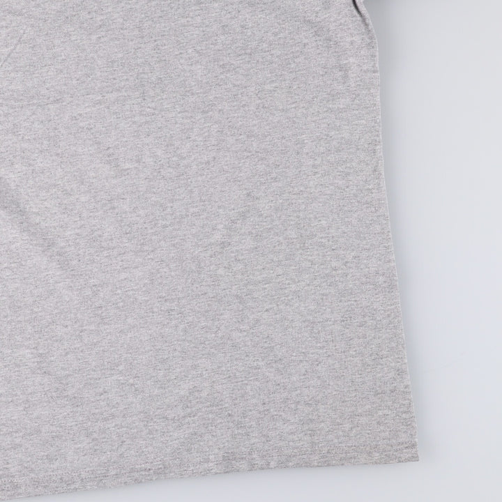 Adidas logo T-shirt, men's size M cotton gray type Vintage Second Hand
