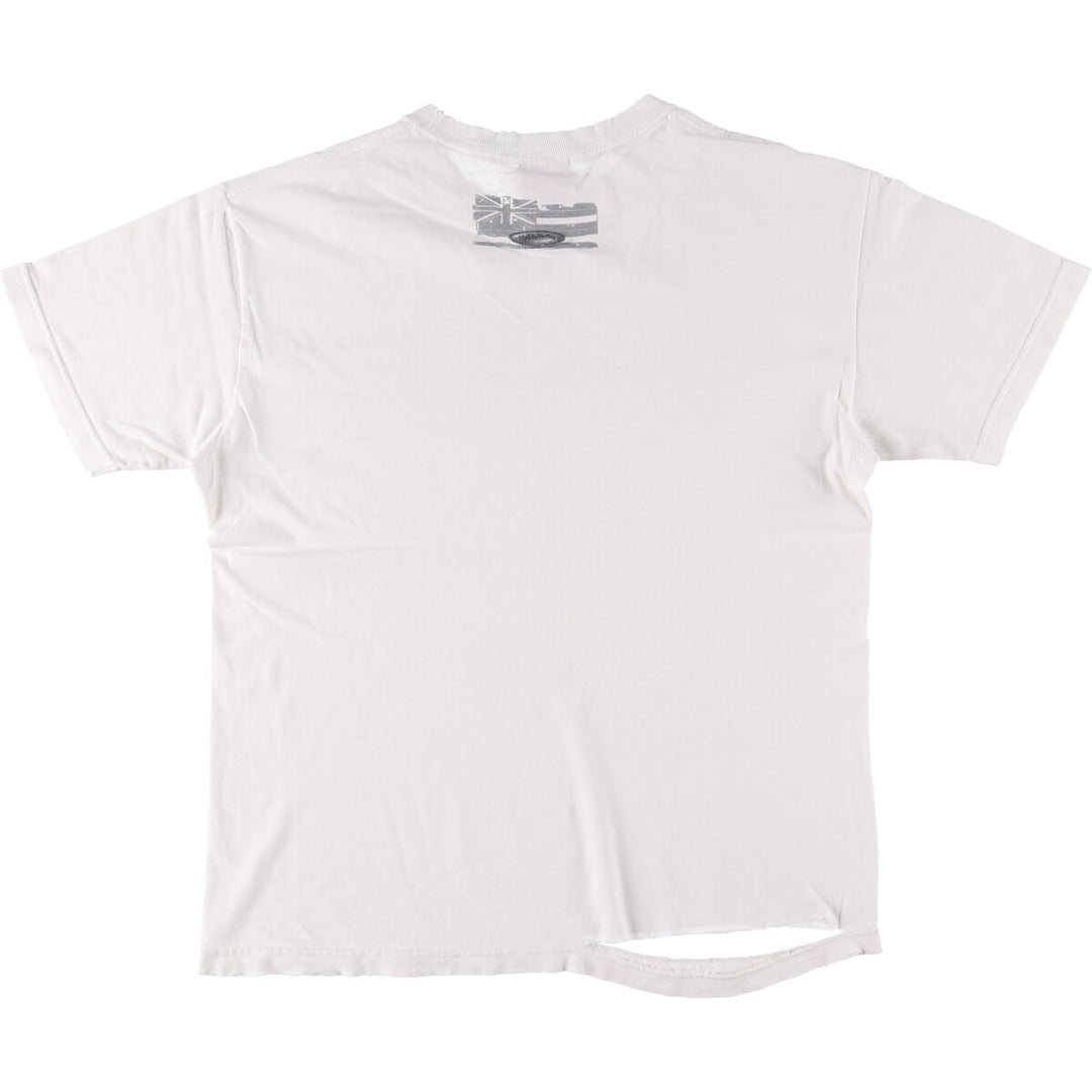 Oakley OAKLEY logo T-shirt men's size L unclear white type Vintage Second Hand