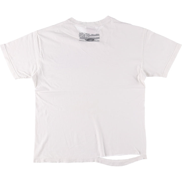 Oakley OAKLEY logo T-shirt men's size L unclear white type Vintage Second Hand
