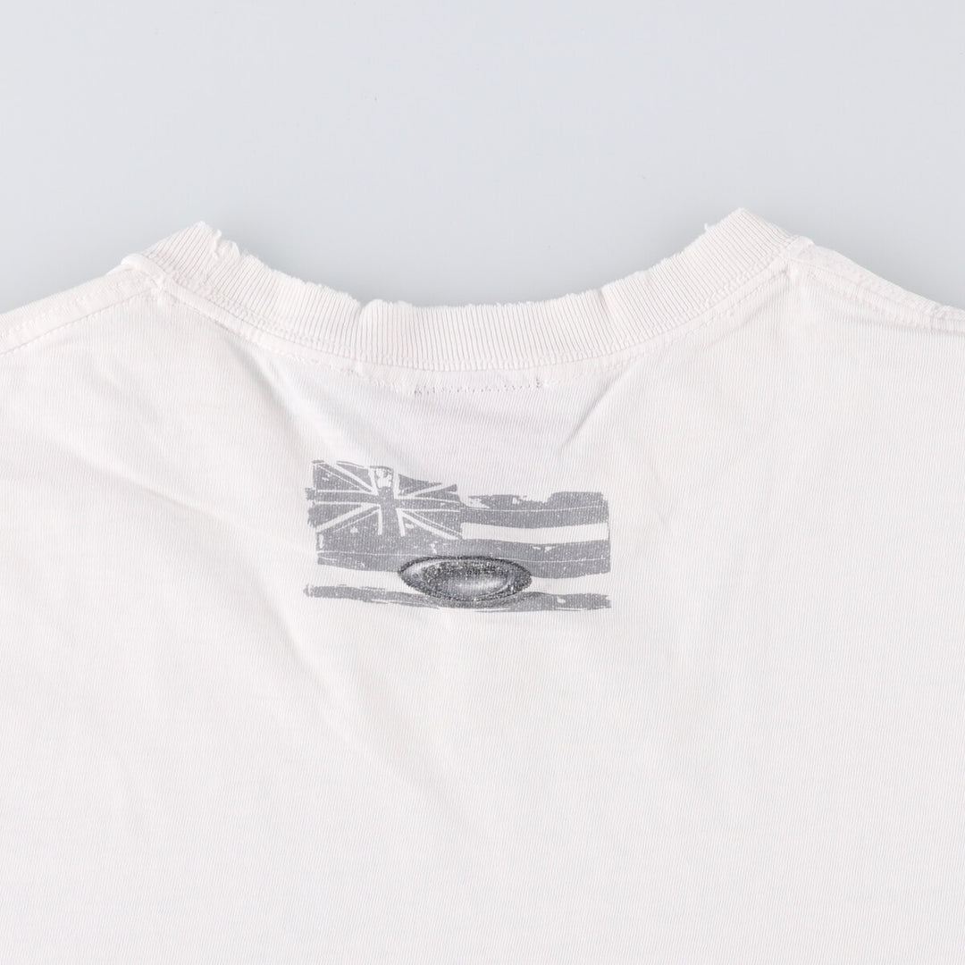 Oakley OAKLEY logo T-shirt men's size L unclear white type Vintage Second Hand