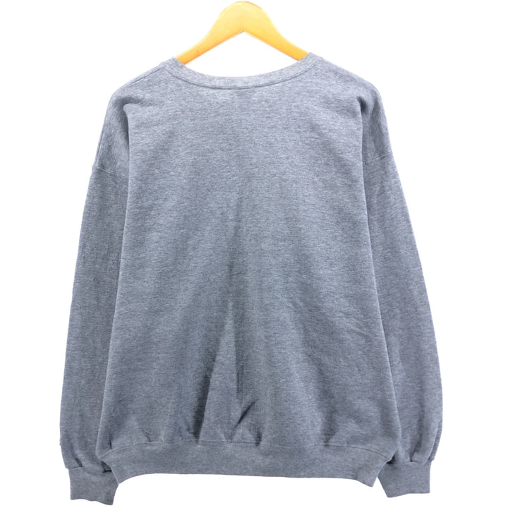 Vintage 90'S Champion triple print logo sweatshirt, size L, men's cotton gray type Vintage Second Hand