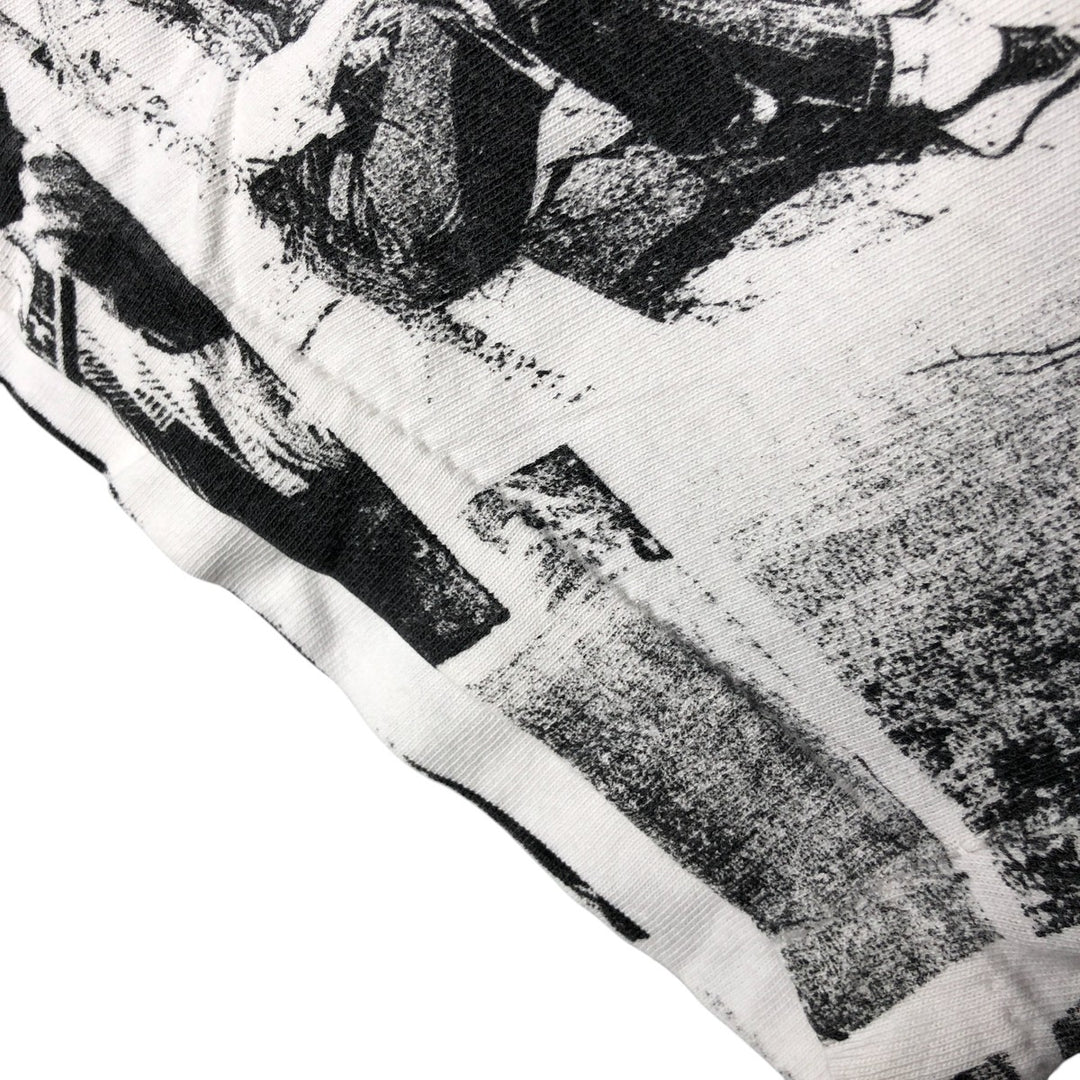 Vintage 90'S All-Over Print Photo T-Shirt, Men's XL unclear white type Vintage Second Hand