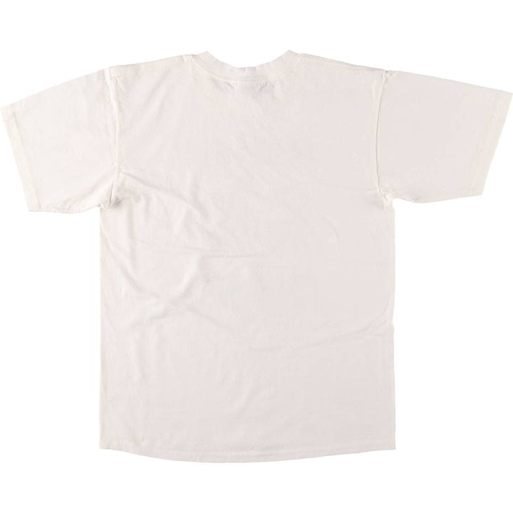 90s-00'S Anvil Message Print T-Shirt, Men's Size M cotton white type Vintage Second Hand