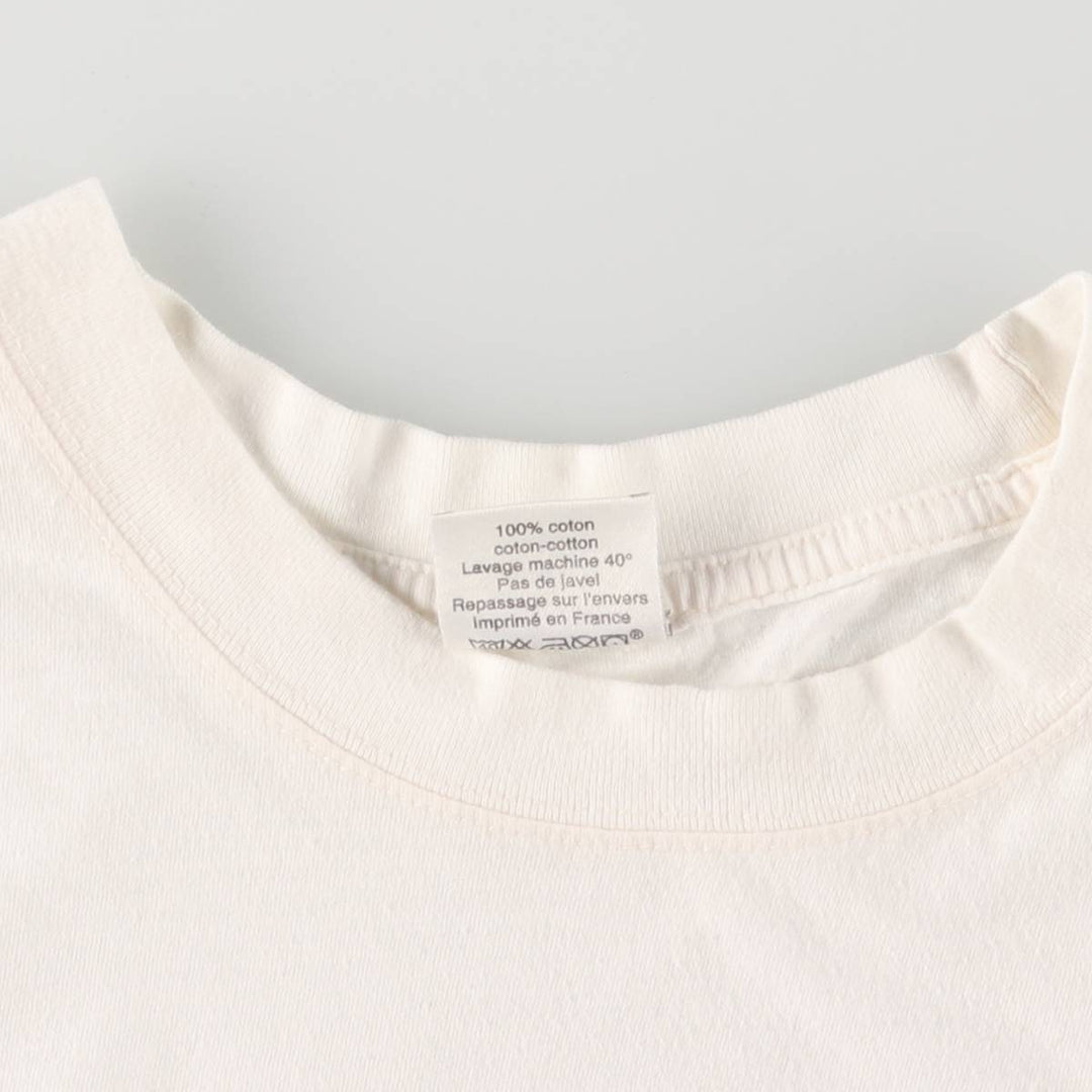 Futuroscope Futuro Print T-Shirt, Made in France, Men's XL cotton white type Vintage Second Hand