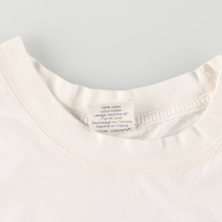 Futuroscope Futuro Print T-Shirt, Made in France, Men's XL cotton white type Vintage Second Hand