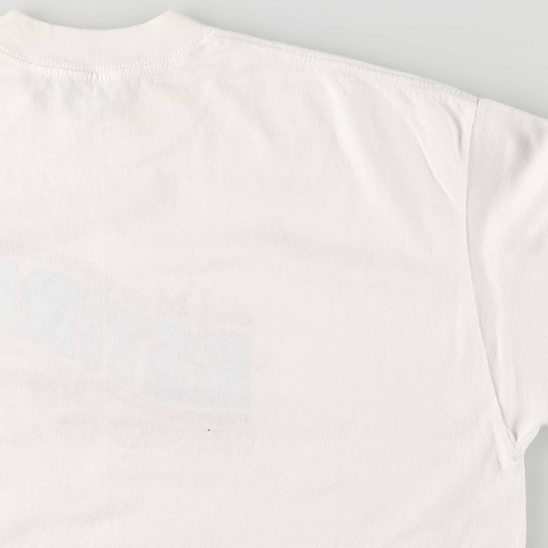 Vintage 80s-90'S Shoebox Greetings Message Print T-Shirt, Made in USA, Men's XL cotton white type Vintage Second Hand