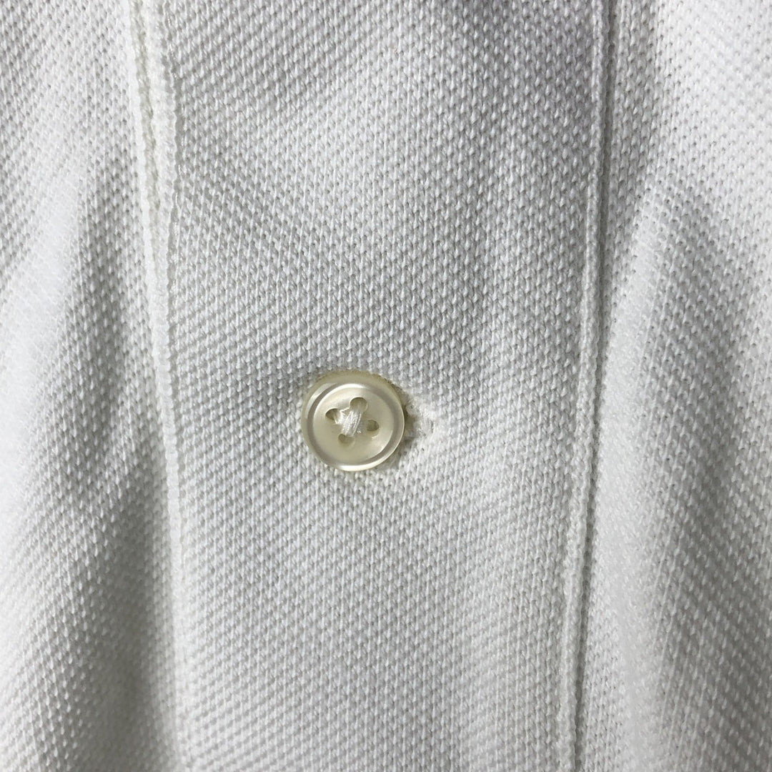 Ralph Lauren POLO by Ralph Lauren short sleeve polo shirt, men's size L cotton white type Vintage Second Hand