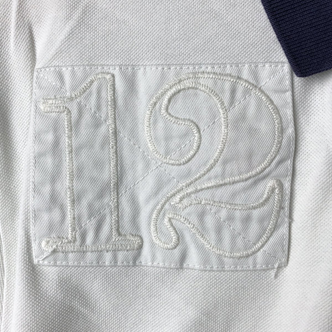 Ralph Lauren POLO by Ralph Lauren short sleeve polo shirt, men's size L cotton white type Vintage Second Hand