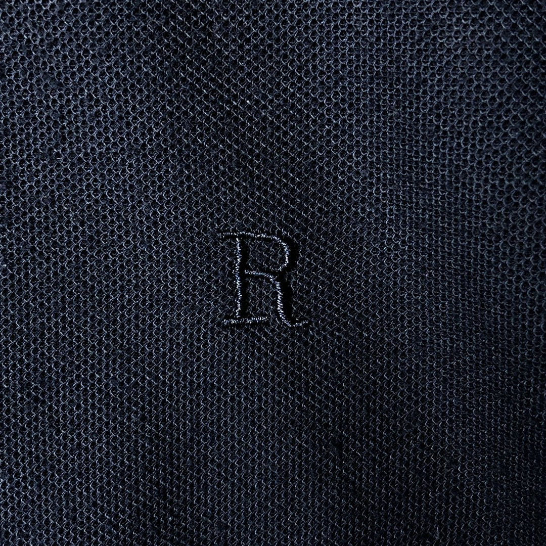 Ralph Lauren POLO RALPH LAUREN short sleeve polo shirt men's size L cotton navy blue type Vintage Second Hand