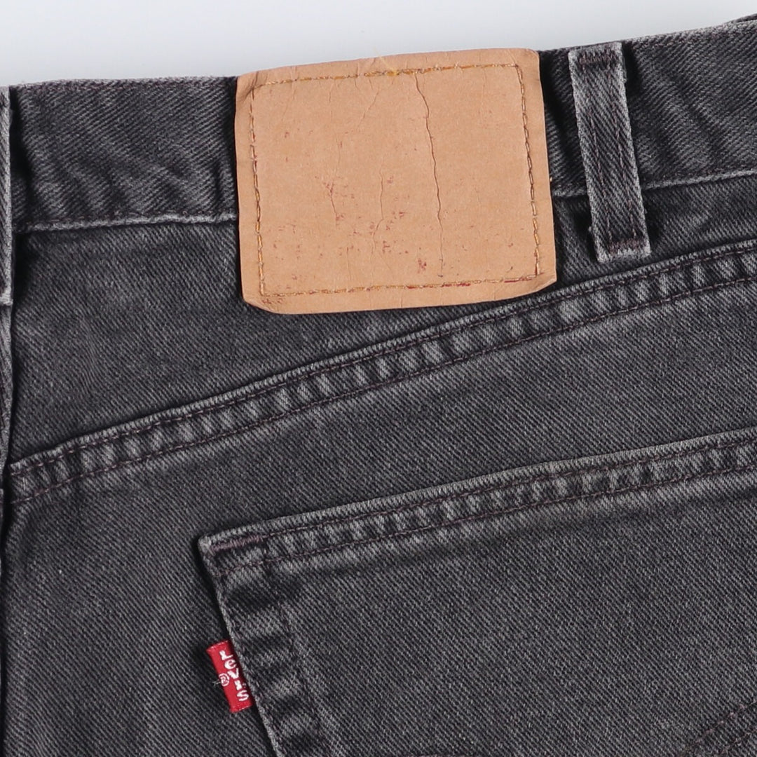 90s-00'S Levi's Black Denim Tapered Denim Pants Men's Size W34 unclear black type Vintage Second Hand