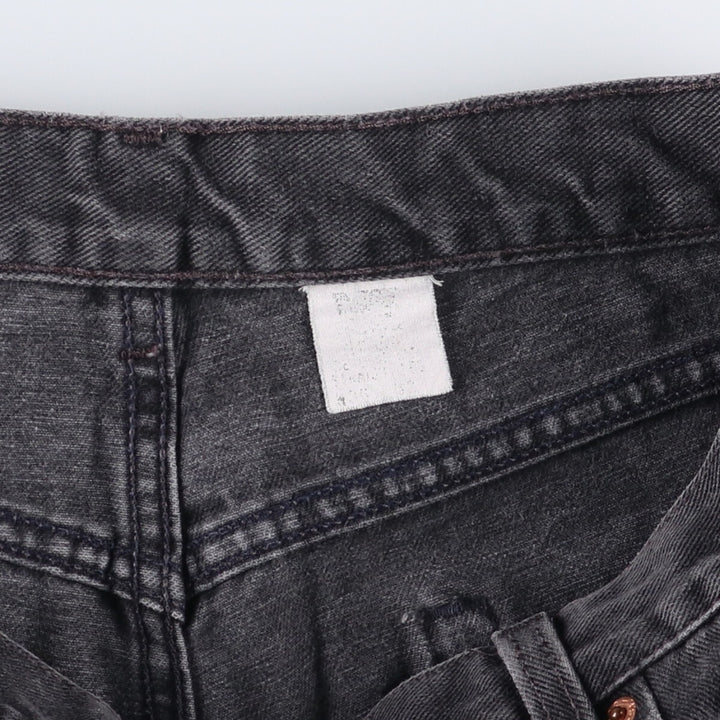 90s-00'S Levi's Black Denim Tapered Denim Pants Men's Size W34 unclear black type Vintage Second Hand
