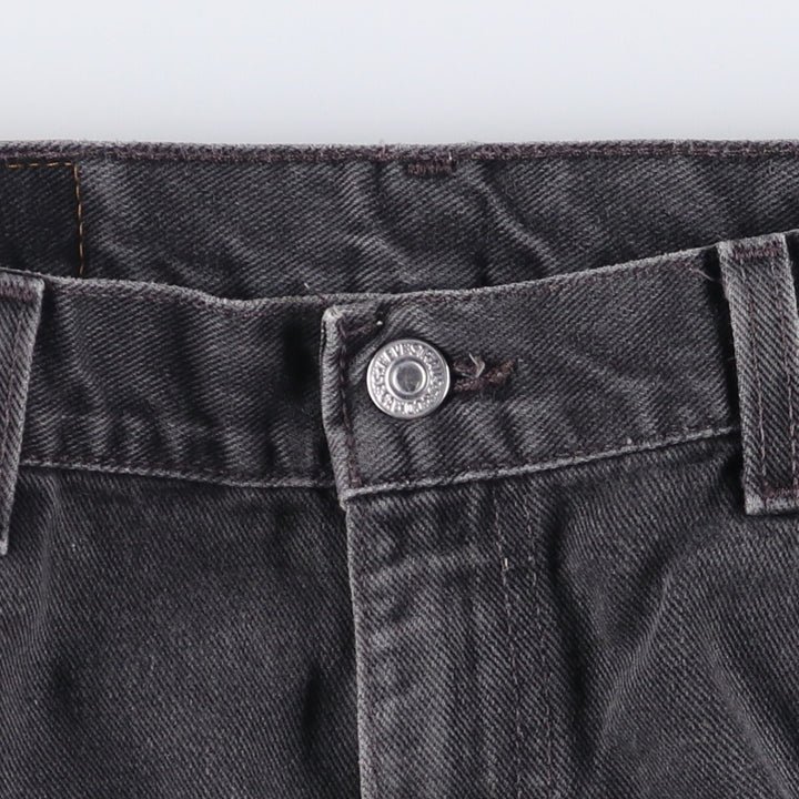 90s-00'S Levi's Black Denim Tapered Denim Pants Men's Size W34 unclear black type Vintage Second Hand