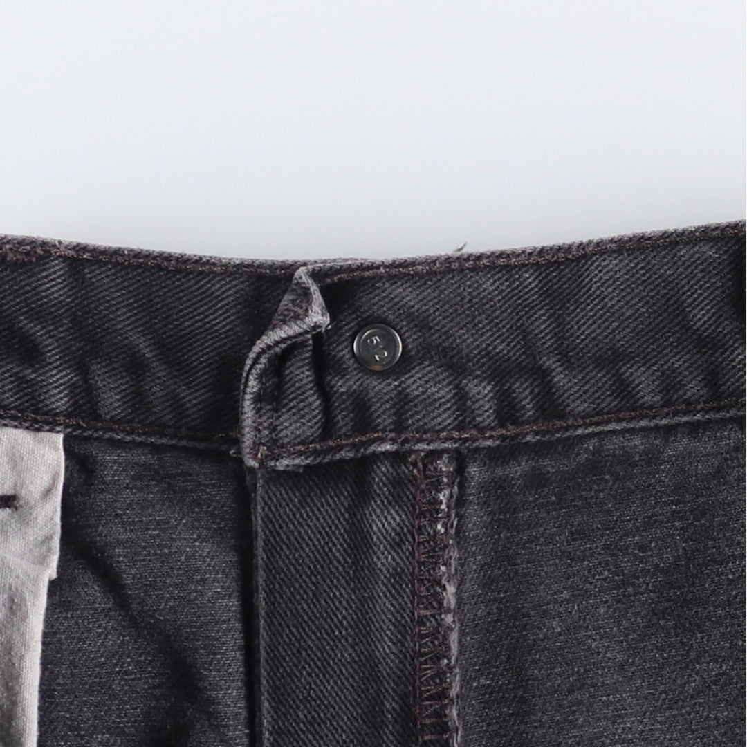 90s-00'S Levi's Black Denim Tapered Denim Pants Men's Size W34 unclear black type Vintage Second Hand