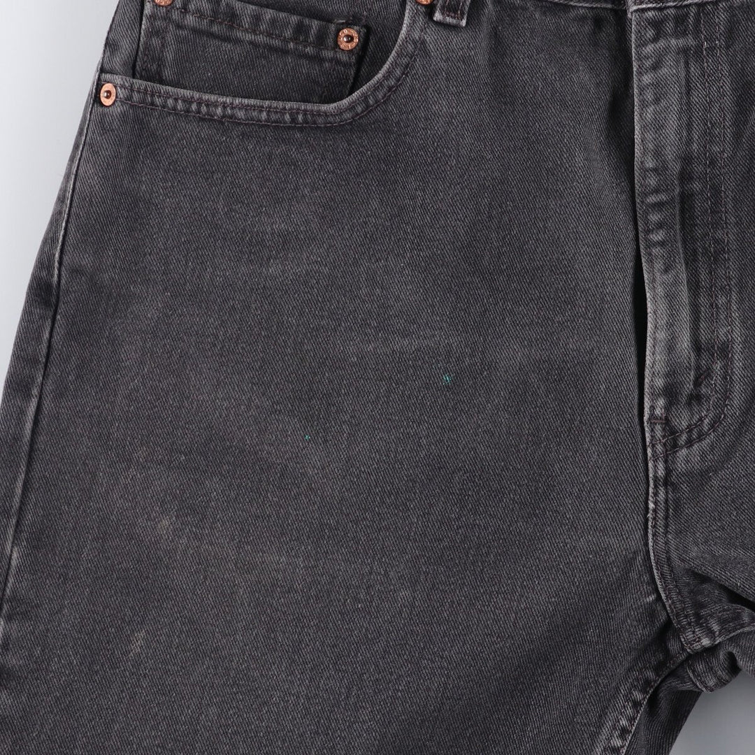 90s-00'S Levi's Black Denim Tapered Denim Pants Men's Size W34 unclear black type Vintage Second Hand