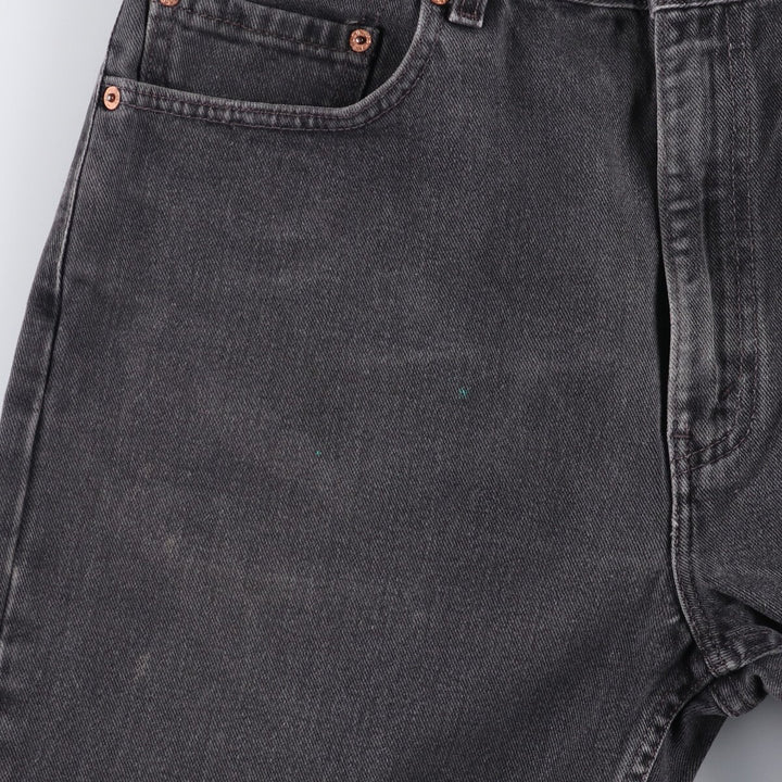 90s-00'S Levi's Black Denim Tapered Denim Pants Men's Size W34 unclear black type Vintage Second Hand