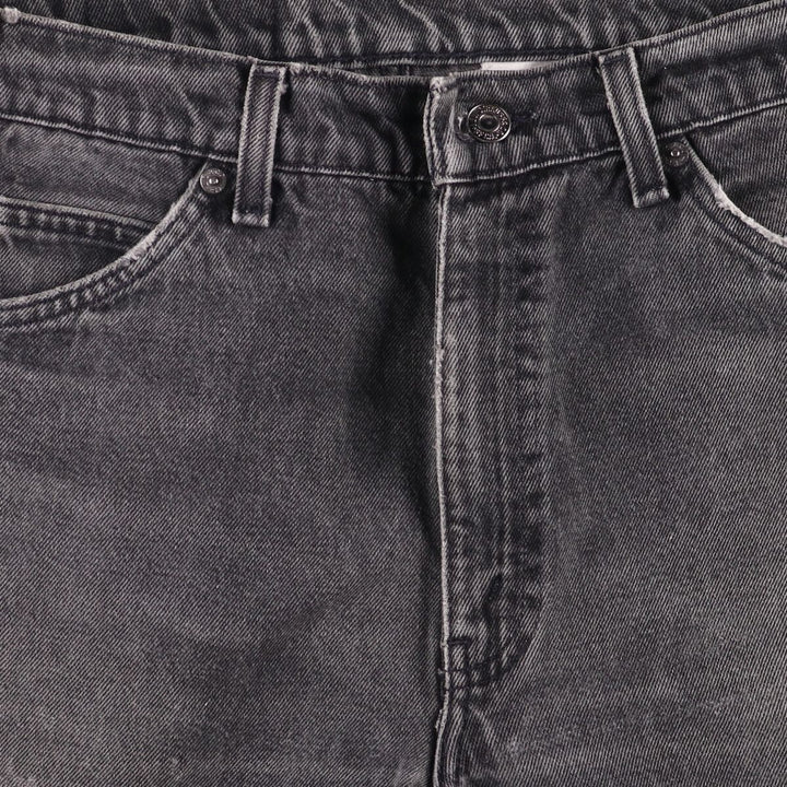 90'S Levi's 550 Relaxed Fit Tapered Leg Orange Tab Black Denim Tapered Denim Pants Men's W34 unclear black type Vintage Second Hand