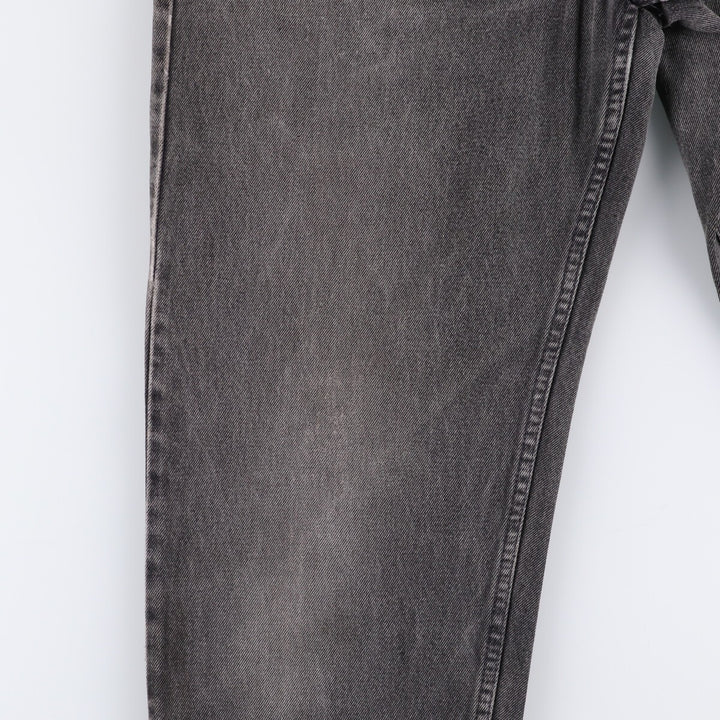 90'S Levi's 550 Relaxed Fit Tapered Leg Orange Tab Black Denim Tapered Denim Pants Men's W34 unclear black type Vintage Second Hand