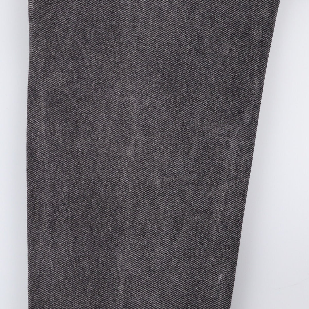 90'S Levi's 550 Relaxed Fit Tapered Leg Orange Tab Black Denim Tapered Denim Pants Men's W34 unclear black type Vintage Second Hand