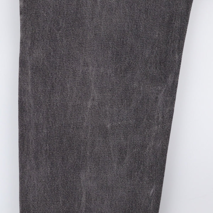 90'S Levi's 550 Relaxed Fit Tapered Leg Orange Tab Black Denim Tapered Denim Pants Men's W34 unclear black type Vintage Second Hand
