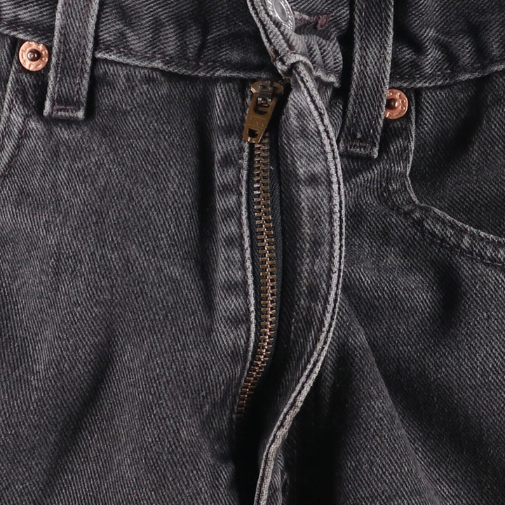 2000'S Levi's 550 Relaxed Fit Tapered Denim Pants, Black, Men's, Size W30 cotton black type Vintage Second Hand
