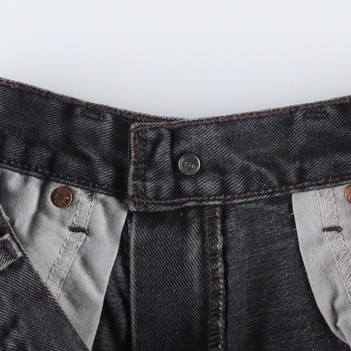 2000'S Levi's 550 Relaxed Fit Tapered Denim Pants, Black, Men's, Size W30 cotton black type Vintage Second Hand
