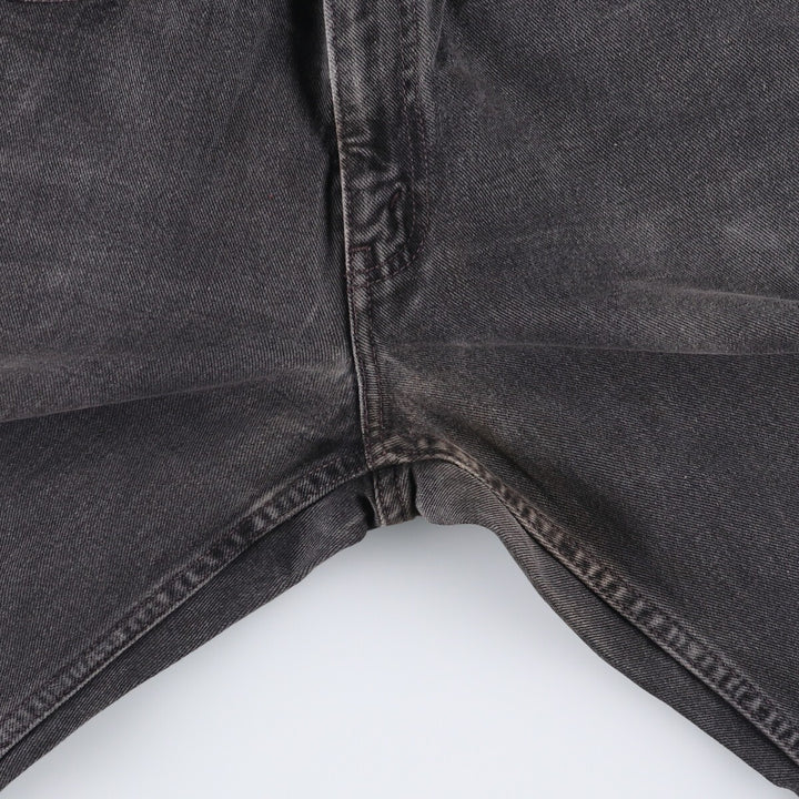 2000'S Levi's 550 Relaxed Fit Tapered Denim Pants, Black, Men's, Size W30 cotton black type Vintage Second Hand