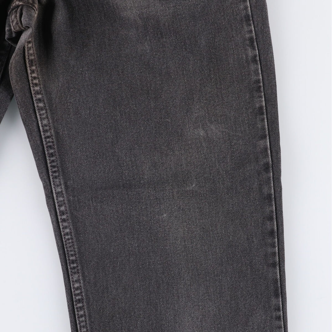 2000'S Levi's 550 Relaxed Fit Tapered Denim Pants, Black, Men's, Size W30 cotton black type Vintage Second Hand