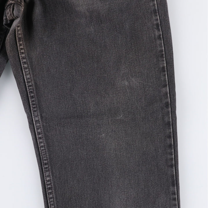 2000'S Levi's 550 Relaxed Fit Tapered Denim Pants, Black, Men's, Size W30 cotton black type Vintage Second Hand