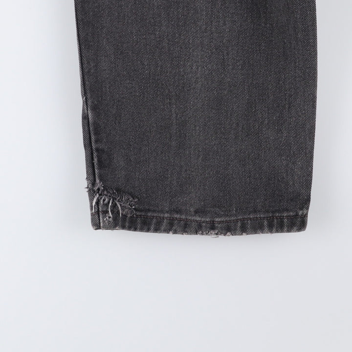 2000'S Levi's 550 Relaxed Fit Tapered Denim Pants, Black, Men's, Size W30 cotton black type Vintage Second Hand