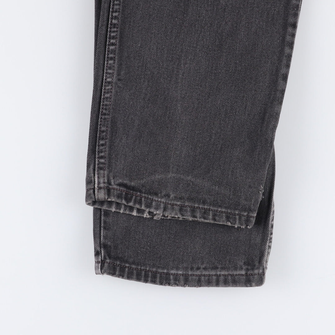 2000'S Levi's 550 Relaxed Fit Tapered Denim Pants, Black, Men's, Size W30 cotton black type Vintage Second Hand