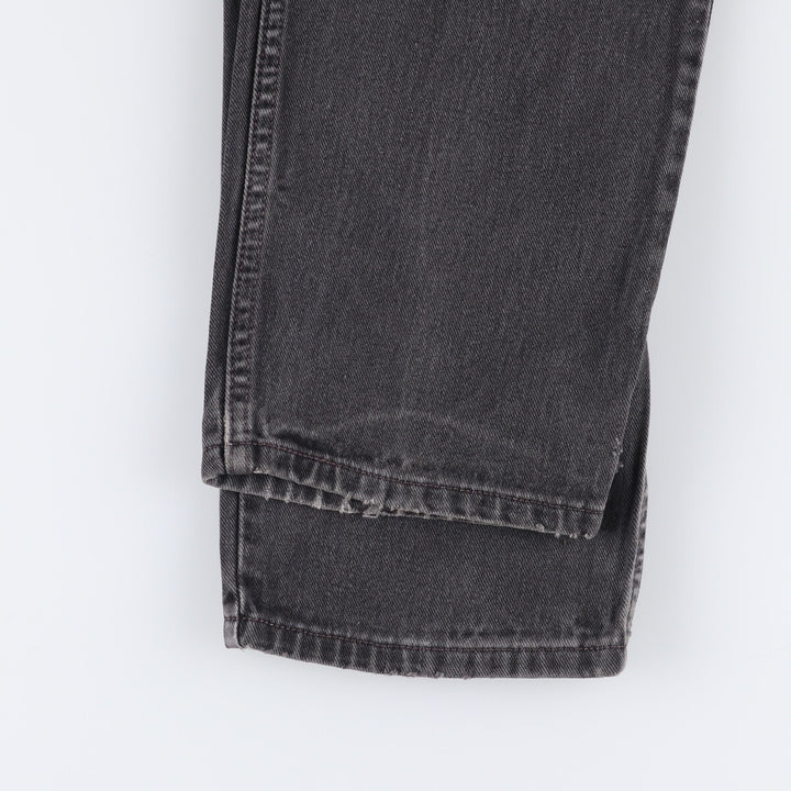 2000'S Levi's 550 Relaxed Fit Tapered Denim Pants, Black, Men's, Size W30 cotton black type Vintage Second Hand