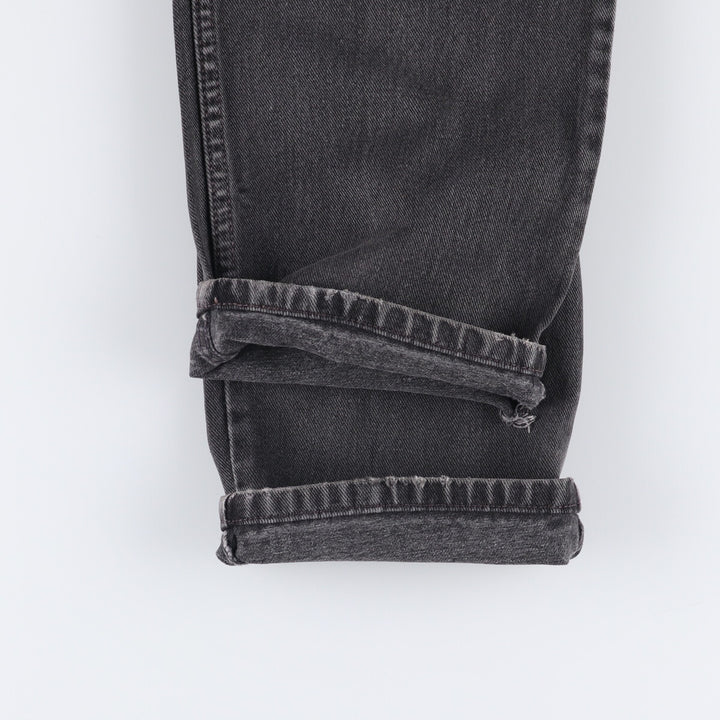 2000'S Levi's 550 Relaxed Fit Tapered Denim Pants, Black, Men's, Size W30 cotton black type Vintage Second Hand