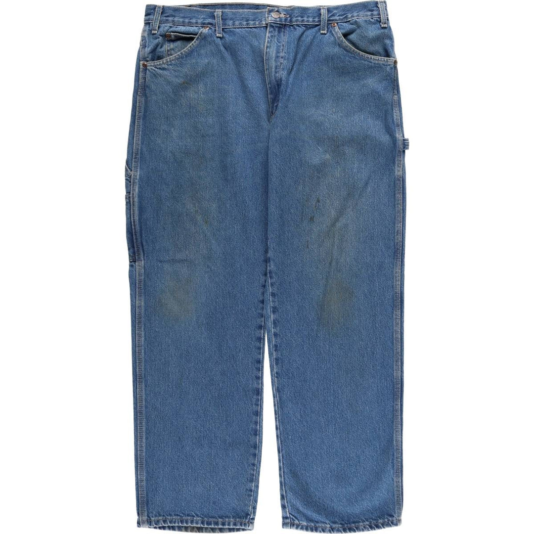 Dickies denim painter pants for men, equivalent to W39 cotton blue type Vintage Second Hand