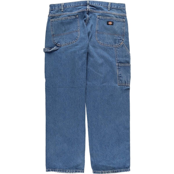 Dickies denim painter pants for men, equivalent to W39 cotton blue type Vintage Second Hand