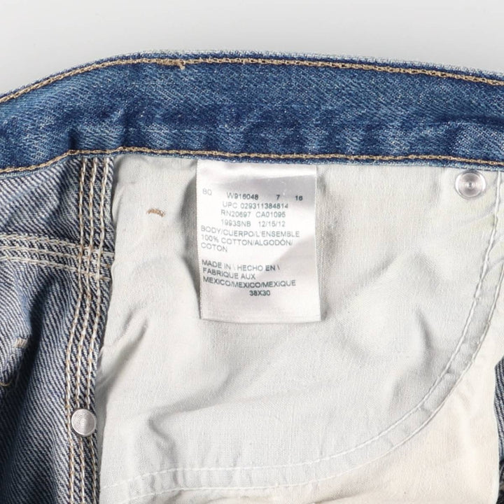 Dickies denim painter pants for men, equivalent to W39 cotton blue type Vintage Second Hand